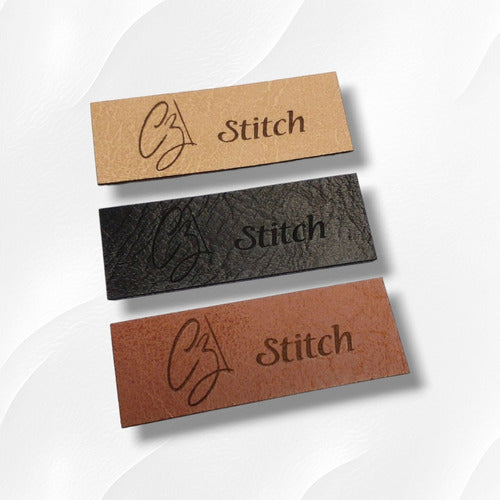 Custom Laser-Engraved Eco-Leather Labels 1