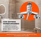 Deluxe Shower Mixer Faucet with Flexible Cable Shower Head 2