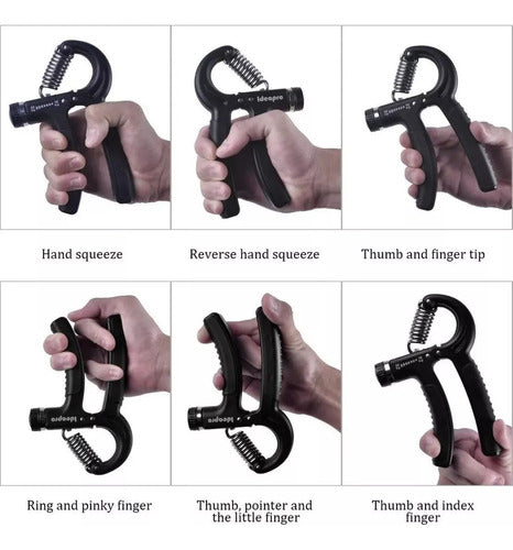 Adjustable Hand Grip Strengthener with Counter 5-60 kg Gym 1