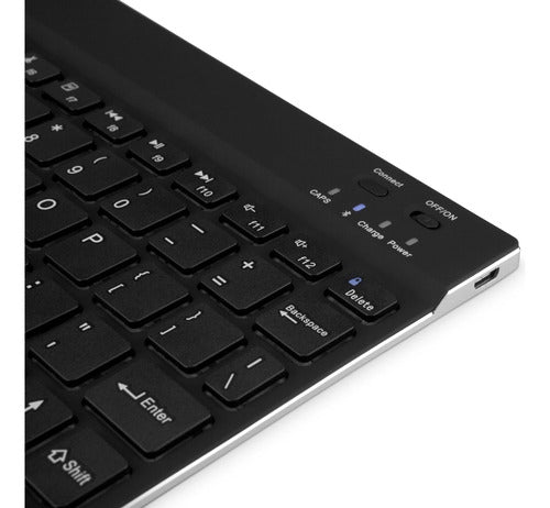 LG G Stylo Keyboard, Boxwave [SlimKeys Bluetooth Keyboard] Black Obsidian 2