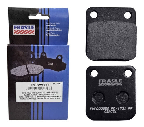 Pastillas Freno Frasle Honda Cg Titan 125 150 Vx Rx Bk Gaona 0