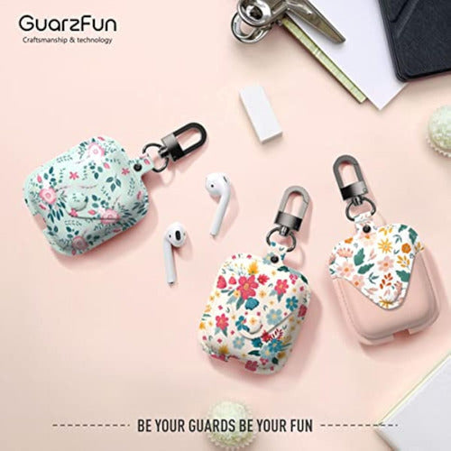 Funda De Cuero Para AirPods 1 Y 2, Airpod Mujer, 2