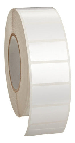 IDSHOP® 64x32mm OPP Labels 1 Band 1,500 Units - Waterproof and Durable 0