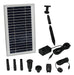 Sunnydaze Solar Powered Water Pump And Panel Kit With Battery 4