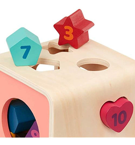 Battat - Shape Sorter for Toddlers - Learning Cube 1