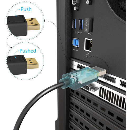 KabelDirekt Mini DisplayPort to DisplayPort 4K (Mini DP to DP) 6' 5