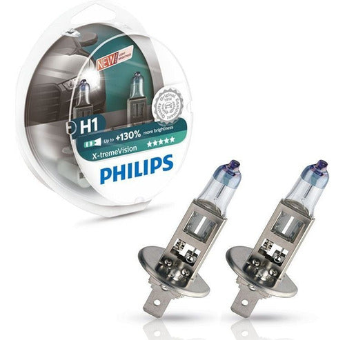 Lâmpadas H7 + H1 Xtreme Vision Philips 1