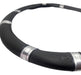 LYF Steering Wheel Cover with Silver Rings - 38cm Diameter 0