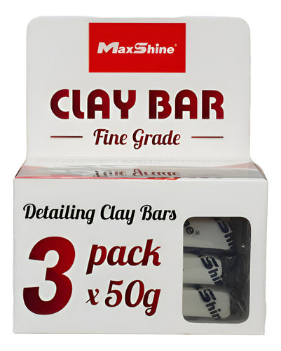 Maxshine Descontaminador De Pintura Claybar 3 X 50 Grs 0