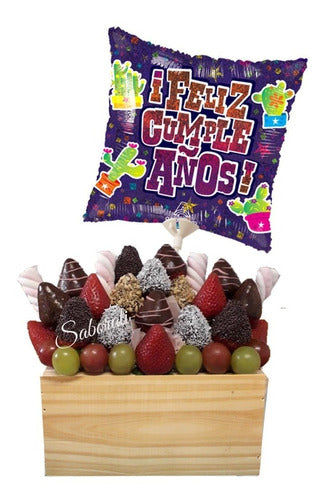 Saborati Regalo Cumpleaños Amor Arreglo Frutal (Premium) 3