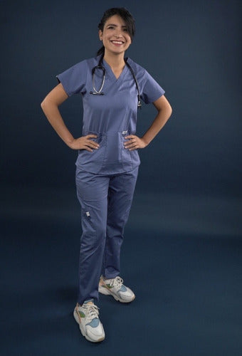 Medical Uniform Cocowear Pro Ultramarine Blue Straight Leg Women's Scrubs 2