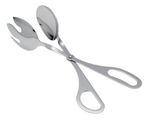 Oneida Raffia Stainless Steel Salad Tongs 11.5 Inch 0