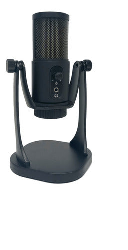 Hügel USB RGB Condenser Microphone with Circular Stand 3