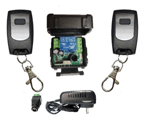 Tebas Wireless Receiver Kit with 2 Remote Control Keychains KX 0