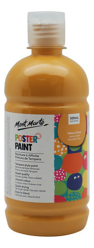 Tempera Secado Rapido Mate X500ml Color Amarillo Ocre 0