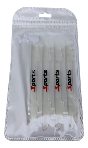 Salvapuertas Adhesivo Transparente X4 Sports 0