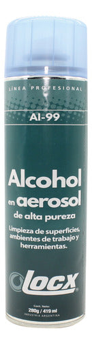 Alcohol in Aerosol Servex Disinfects Surfaces X 12 Units 0