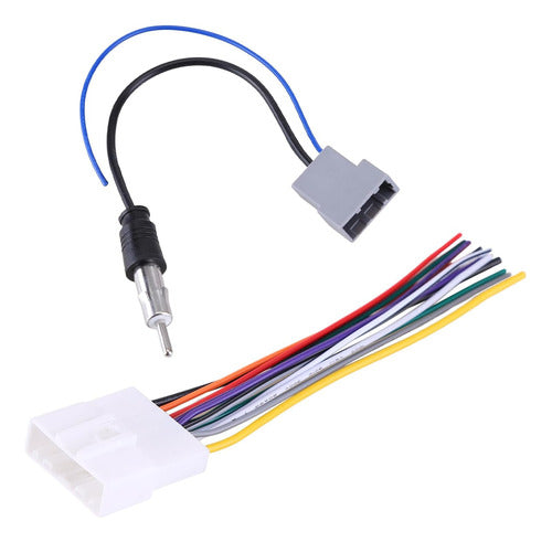 Mersuii Stereo Cable Harness for Car and Antenna Adapter 6