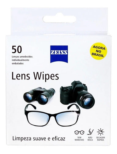 Lens Wipes Zeiss Com 50 Lenços Umedecidos 0