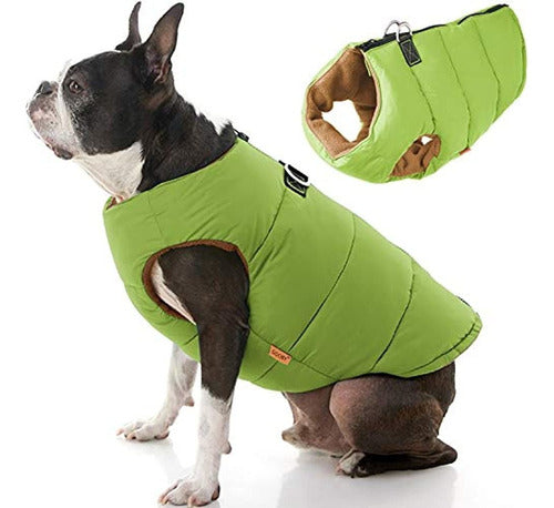 Gooby Padded Vest Dog Jacket with Zipper 0