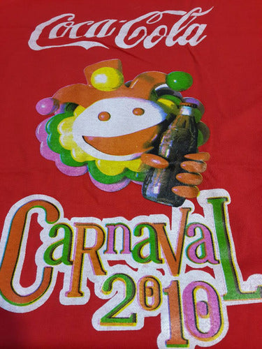 Coca Cola Remera Coca Carnaval `10 Gualeguaychù 66x50 Cm 0