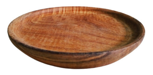 LaserCaba Cavado Plate 12cm/ Algarrobo Wood/ Ideal for Cup or Glass 0