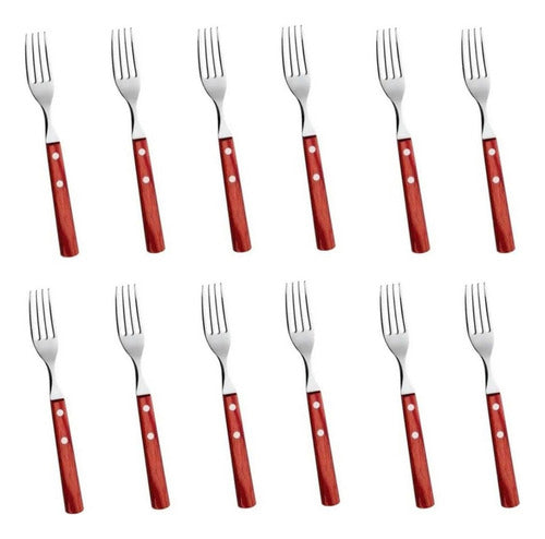 Tramontina Set X12 Polywood Churrasco Table Forks 0