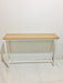 Cuarto G Muebles Industrial Style White Reception Table 80x30x77 0