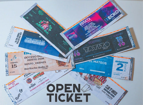 Customized Printing of 600 Event Party Tickets 1