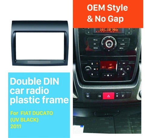 Racing Fiat Ducato Adapter Frame for 2 Din Stereos 3