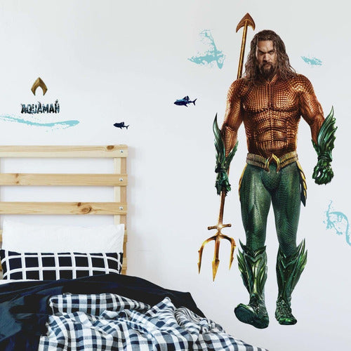 RoomMates Aquaman Giant Wall Vinyl 0