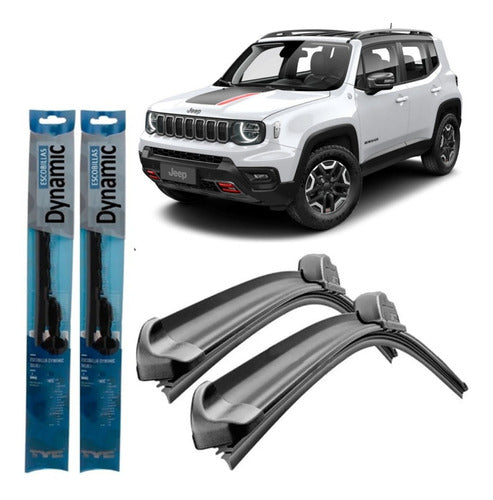 IMP Front Wiper Blade Set for Jeep Renegade 2016-2021 0