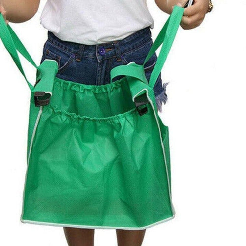 3 Bolsas Tnt Plegable Con Clip Para Carrito De Supermercado 4