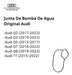 Water Pump Gasket Audi A3 2013 to 2018 2