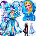 50 Art Globo Frozen Ana Elsa Olaf Snow Cotillion Candy Bar 3