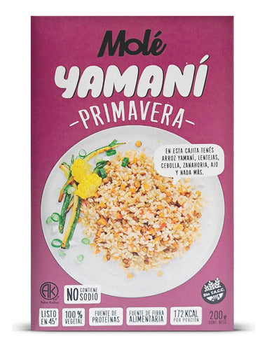 Yamani Primavera Mole 100% Vegetal Sin Tacc 200gr Pack X2 1