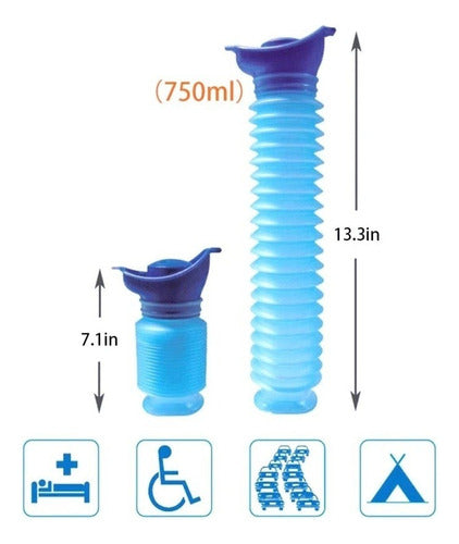 Urinário De Viagem De Emergência De 3 Peças Para Hombres Y M 4