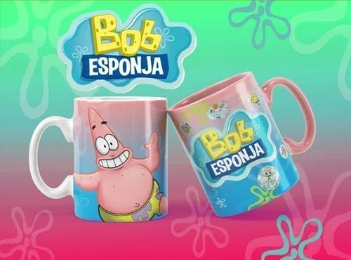 Plantillas Bob Esponja - Sublimacion Tazas Tazones 6