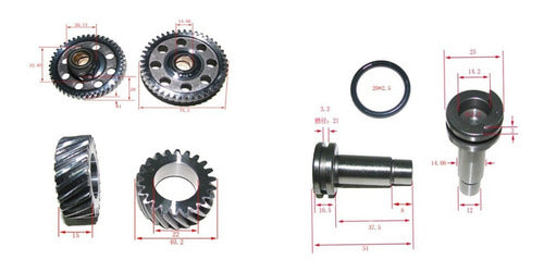 W Standard Motomel Custom 150 W Standard Camshaft 1