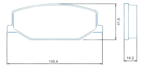 Pastilha De Freio Dianteiro Cobreq Para Suzuki Jimny Samurai 6