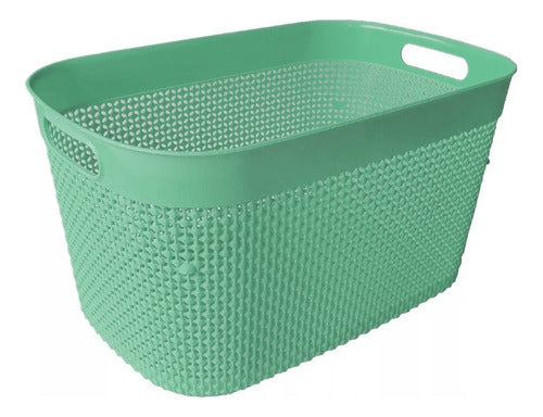 Medium Perforated Laundry Basket Organizer 15