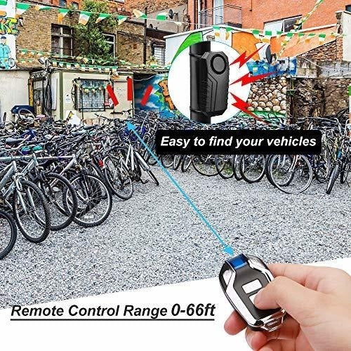 Onvian Bike Alarm With Remote 4