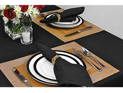 DII 100% Polyester Woven Table Top Collection, 60"x120" 1