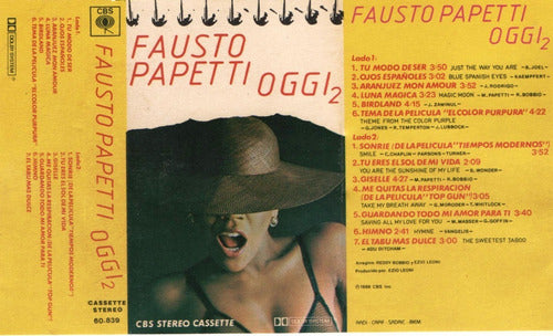 Cassette Original El Rey Del Saxofón Fausto Papetti Oggi 2 2