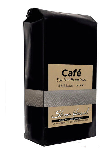 Sharo Wernal Granos Café Santos Bourbon Brasil Expreso 500g 1