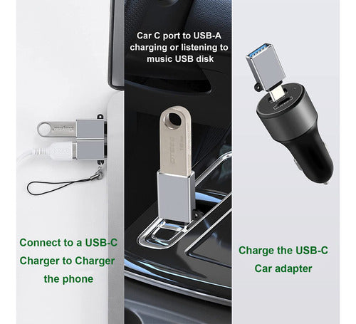 BaseNew USB-C to USB Adapter, USB-C Adapter, USB-C to USB A 4