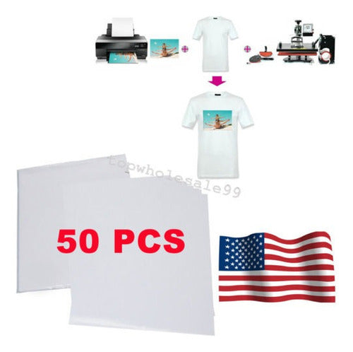 Niza 50 Sheets A4 Inkjet Heat Transfer Paper 1