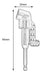 TecnoliveUSA 105 Degree Angle Screwdriver 1/4 Hexagonal Bit 2