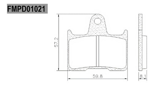 Fras-le Pastilla Freno Fa254 Suzuki Gsxr 600 750 1000 Spot 3