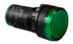 10 Verde E 10 Vermelho 12vcc Sinaleiro Led Jng 22mm 1